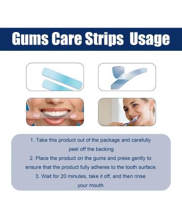 7-Piece Gum Care Strips & Tooth Whitening Stickers | Promote Gum Health & Repair Tissue - Buy Online on GoSupps.com