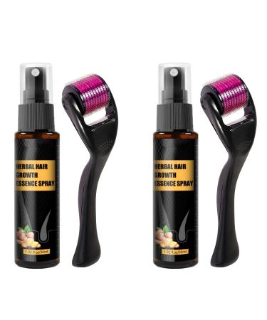 Ginger Germinal Oil, Ginger Hair Growth Serum, Ginger Essential Oil Stop Hair Loss Hair, Thinning Treatment Hair Growth Oil for Women & Men 30ML (2pcs)