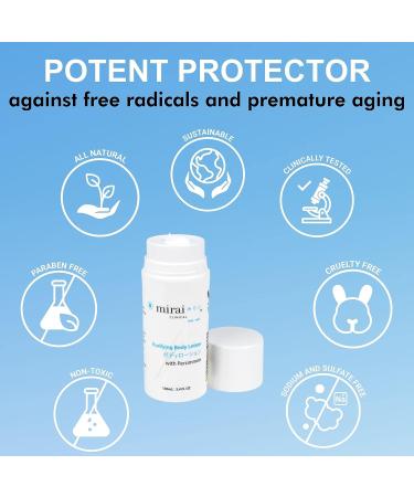 Mirai Clinical Japanese Persimmon Body Lotion - Eliminates Nonenal Body Odor, Fragrance-Free for Men and Women - Buy Online on GoSupps.com