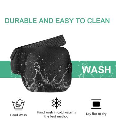 AMZVIO 2PCS Adjustable 3D Eye Patches for Adults - Soft Medical Eye Patch for Lazy Eye After Surgery & Pirate Cosplay - Black Large Size (Left Eye - Buy Online on GoSupps.com