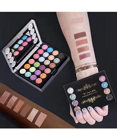 Opportunity Shadow Palette - 37 High-Pigment Colors | Matte & Shimmer Eye Shadows Lip Gloss Blush & Brush Set | Perfect Gift for Girls Festivals & Birthdays - Buy Online on GoSupps.com