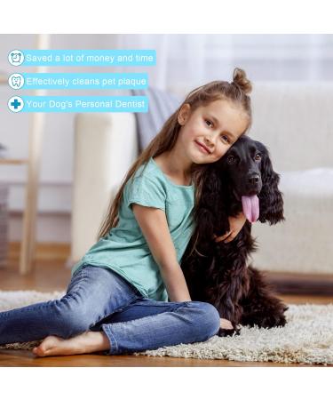 Ultrasonic Dog Teeth Cleaning Kit | Pet Toothbrush with 3 Modes and Lights for Dogs and Cats - Buy Online on GoSupps.com