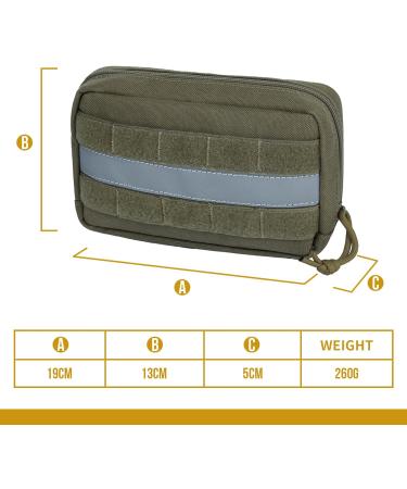 Oneigris Dog Feed Bag - Large Space 2-Pack | Reflective Stripes for Tactical Training & Walking - Ideal for Dogs - Buy Online on GoSupps.com