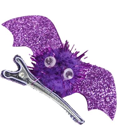 Bat Hair Clips - Fashionable Cartoon Bat Hairpin for Dress Up - Dress Up Cosplay Accessory Halloween Bat Wings Barrettes for Theme Dances Photography Purple - Buy Online on GoSupps.com