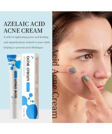 Azelaic Acid Acne Cream for Face Azelaic Acid With Hyaluronic Acids for Face Redness Smooth Anti Acne Breakouts Azelaic Acid Serum Balance Excess Oil & Soothing No Irritation - Buy Online on GoSupps.com