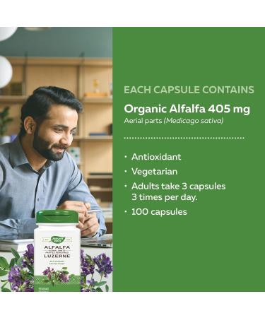 Nature's Way Alfalfa Leaves / 100 Caps - Buy Online on GoSupps.com