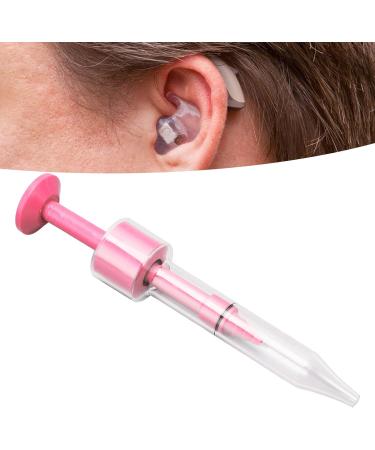 Professional Pink Ear Impression Injector - Refillable PP Safe Syringe for Precise Ear Prints - Buy Online on GoSupps.com