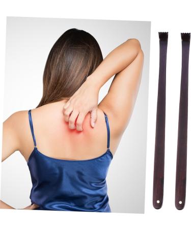 Plafope 2-Piece Ebony Back Massage Device | Portable Wood Scratching Massager for Seniors | Creative Claw Tool for Relieving Back Pain - Buy Online on GoSupps.com