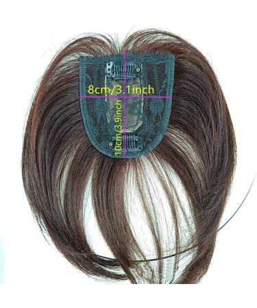 100% Real Topper Middle Side Part Human Hair 11 Inches Hair Toppers for Women Real Human Hair Extensions for Women with Thinning Bangs Bangs Hair Clip Top HairPieces (Color : Light Brown) - Buy Online on GoSupps.com