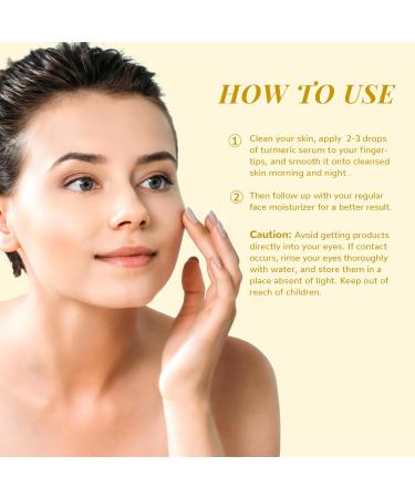 ANAI RUI Vitamin C Face Serum - Glowing Turmeric & Anti-Aging Benefits for Dark Spots Wrinkles & Even Tone - 1.05 FL.OZ - International Shipping Available - Buy Online on GoSupps.com