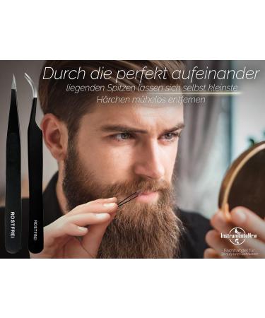 Premium Eyebrow Tweezers Set - Precision Hair Plucking & Pointed Tweezers for Perfect Brows - Shop Internationally - Buy Online on GoSupps.com