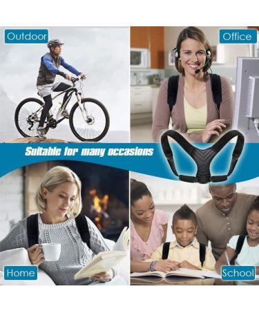 Posture Corrector Belt Prevent Slouching Relieve Pain Posture Straps Clavicle Support (Color : Black Size : L) favorite gift lofty ambition - Buy Online on GoSupps.com