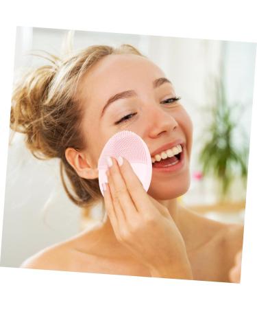 Angoily facial scrubber exfoliator cobblestone silicone facial cleansing brush silicone cleaning brush cleansing brush pore scrubber pebble brush Man-made fiber plastic - Buy Online on GoSupps.com