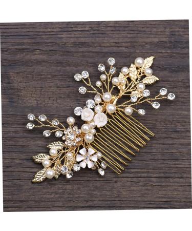 DOITOOL Women Hair Comb Alloy Hair Comb Bridal Hair Comb Crystal Hair Comb Hair Accessories Women's Headgear Wedding - Buy Online on GoSupps.com