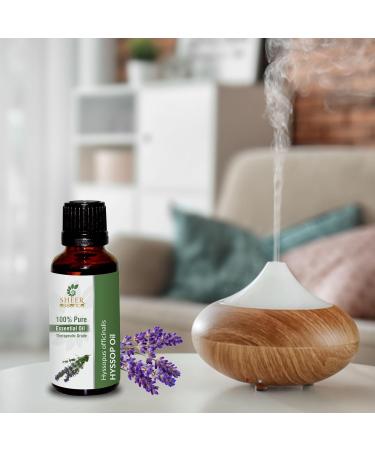 Sheer Essence Pure Essential Oils for Aromatherapy Skin Use Diffusers Candle and Soap Making 100% Undiluted & Uncut (Therapeutic Grade) - 5 ML (Hyssop) - Buy Online on GoSupps.com
