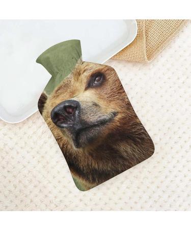 Buy Bear Hot Water Bottle with Plush Cover - Hand Warmer for Adults & Kids 26.5x15.3cm - International Shipping - Buy Online on GoSupps.com