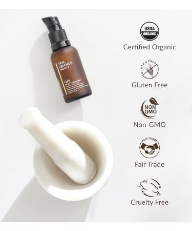 Light Facial Moisturizer by Skin Essence Organics - 100% Natural Certified Organic Face Oil Serum - Buy Online on GoSupps.com