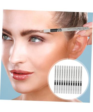 HAPINARY 12pcs Lying Silkworm Eyeliner White Eyeliner Eyebrow Pen Glitter Highlighter Pens Eye Cosmetics Wood - Buy Online on GoSupps.com