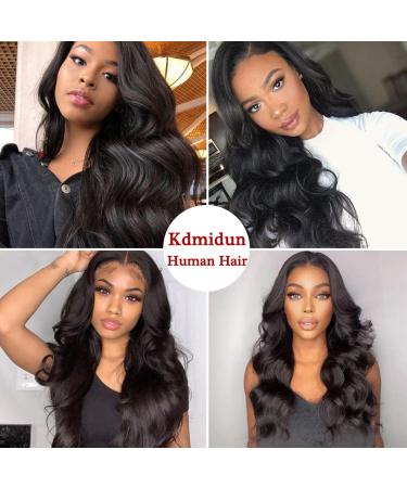 Brazilian Body Wave Human Hair Bundles with Closure - 16 18 20 + 14 Bundle Set | 100% Unprocessed, Free Part 4x4 Lace Closure | Natural Black Hair | 3 Bundles + 1 Closure - Buy Online on GoSupps.com