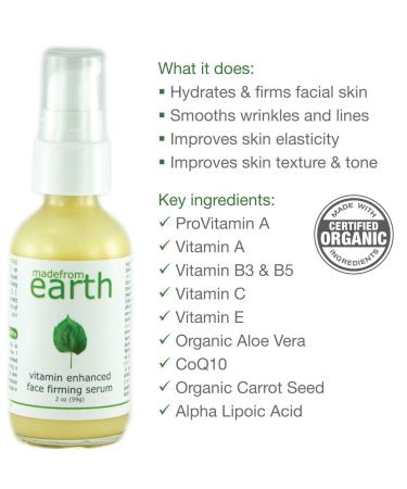 Buy Vitamin Enhanced Firming Serum - Natural Anti-Aging for Face Eyes & Neck with Vitamin C & CoQ10 - International Shipping - Buy Online on GoSupps.com