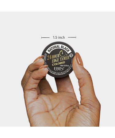 EBIN NEW YORK 24 Hour Colored Edge Tamer 3-Pack 0.5 Oz Jet Black - No Flaking, No Residue - Covers Gray & Roots - Buy Online on GoSupps.com