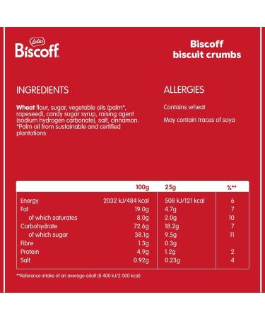 Lotus Biscoff Caramelised Biscuit Crumble 750g - Vegan & Natural Ingredients - Buy Online on GoSupps.com