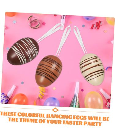 Alipis 30 Pcs Easter Eggs Easter Egg Ornaments Easter Egg Tree Ornaments Spring Accessories Mini Plastic As Shown 3x5pcs 6X4CMx5pcs - Buy Online on GoSupps.com