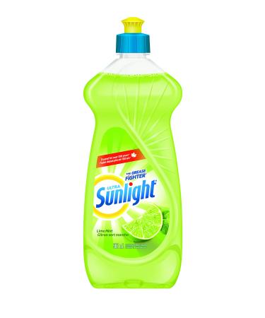 Sunlight 2468535 Sunlight Ultra Sensorial Dishwashing Liquid Lime Mint 562mL Green