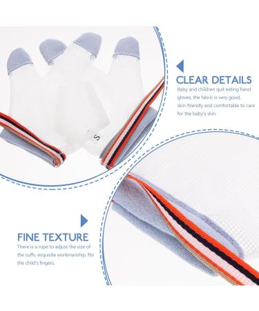 Adorainbow Baby Teething Gloves - Thumb Sucking Stopper & Nylon Mesh Finger Protector for Toddlers | Unisex Teething Solutions - Buy Online on GoSupps.com