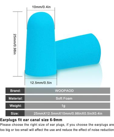 Buy Ear Plugs for Sleeping - 50 Pairs Soft Foam Noise Cancelling Hearing Protection | Perfect for Travel Concerts Work & More - 32dB - Buy Online on GoSupps.com
