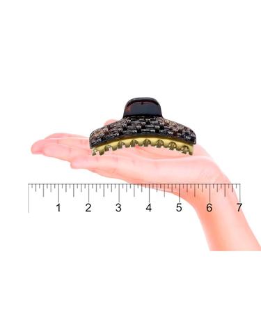 Camila Paris CP2626 French Hair Clip for Women & Girls - Double Teeth Jaw Claw Clip, Fashionable & Durable Styling Accessory, Strong Hold & No Slip Grip - Made in France (Brown) - Buy Online on GoSupps.com