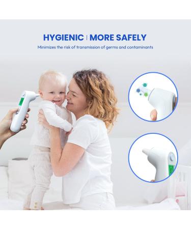 120X Disposable Ear Thermometer Probe Covers - Compatible with Braun - 0% BPA Lens Filters & Refill Caps - Buy Online on GoSupps.com