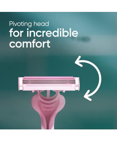 Buy Discontinued Gillette Simply Venus Disposable Razors - Wet Razor with Moisturizing Strip - International Shipping Available - Buy Online on GoSupps.com