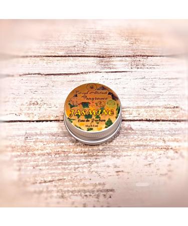 JASMINE Perfume - Eau de Parfum - Solid Balm - Natural Essential Oils Aromatherapy Fragrance (Grandiflorum Sambac Gardenia Magnolia White Champaca) Travel Size Party Guest Favors Gifts - Buy Online on GoSupps.com