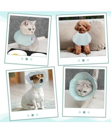 Buy Adjustable Calant Anti-Neck Protective Collar for Cats | Elizabethan Collar in Light Green (S) - Ideal Solution for Pet Safety - Buy Online on GoSupps.com
