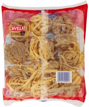  Italian Gourmet E.R. Divella Tagliatelle No. 91 Hard Wheat Pasta 500g + Italian Gourmet Tomato Pulp Box 400g - Buy Online on GoSupps.com
