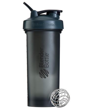 BlenderBottle Pro45 Extra Large Shaker Bottle, Grey/Black, 45-Ounce Grey/Black 1