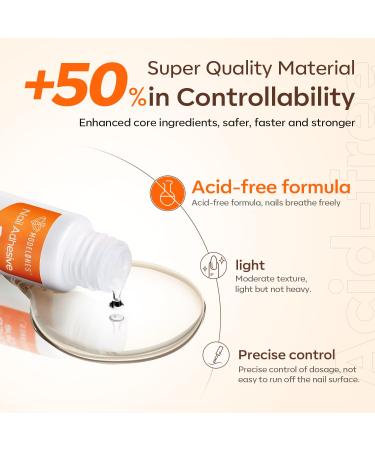 Modelones Nail Glue for Press On & Acrylic Nails - 10 ML Super Strong Long Lasting Non-Toxic Gel Glue - Buy Online on GoSupps.com