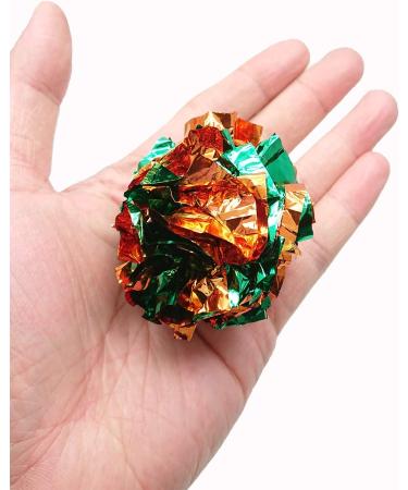 16 Pack Mylar Crinkle Balls for Cats - Interactive Cat Toys for Endless Fun - Buy Online on GoSupps.com