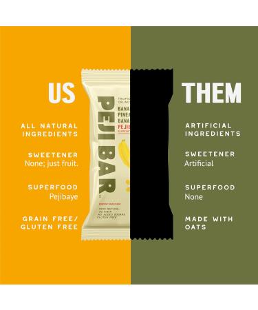 PEJI BAR Superfood Energy Bars | Variety Pack | Gluten Free 6-8g Protein Fiber Whole Ingredients No Sugar Added | Adventure Ready Snack 12 Count Variety Pack 1 Count (Pack of 12) - Buy Online on GoSupps.com