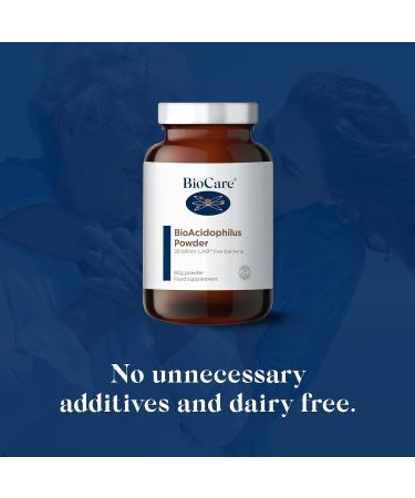 BioCare BioAcidophilus Powder 60g - Digestive Health Support - Buy Online on GoSupps.com