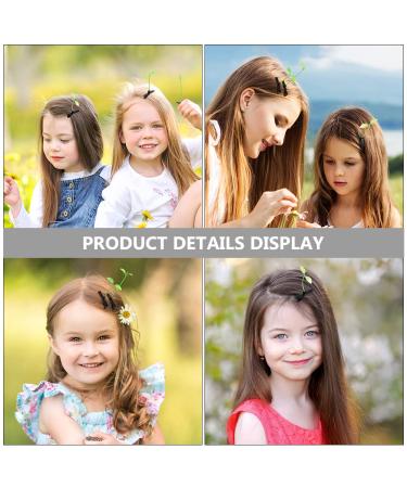 HANABASS 50pcs Bean Sprout Hair Clips - Cute Plant Hairpins for Women, Kids, Girls - Green Barrette Headwear for Home, School, Easter Party - Buy Online on GoSupps.com