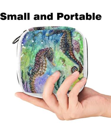 Underwater World Period Bag | Sanitary Napkin Storage Bag and Makeup Pouch - Buy Online on GoSupps.com