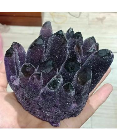 Natural Crystal Rough Amethyst Stone 350g 400g Wholesale Purple Amethyst Cluster QuartzEnergy 1PC