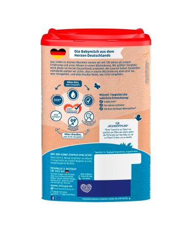 Milupa Milumil 1 Baby Milk Powder | 800g | Nutrient-Rich Formula from Birth | Palm Oil Free | International Shipping - Buy Online on GoSupps.com
