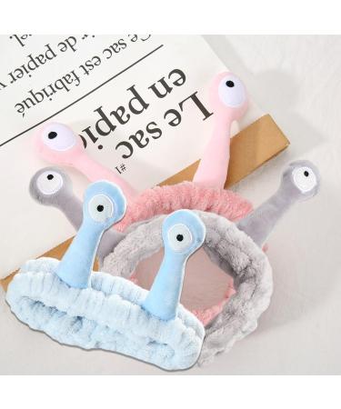 Snail Headband Spa Headbands for Women Headbands Makeup Headbands Headband for Washing Face Spa Headband Make up Headband Headbands for Women's Hair Headband for Washing Face Beauty (Blue) - Buy Online on GoSupps.com