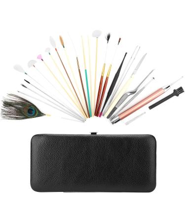 Stainless Steel Ear Wax Removal Tool Kit - 23 Piece Classic Black Set for Clear Ear Canal - Home Ear Care Supplies - Buy Online on GoSupps.com