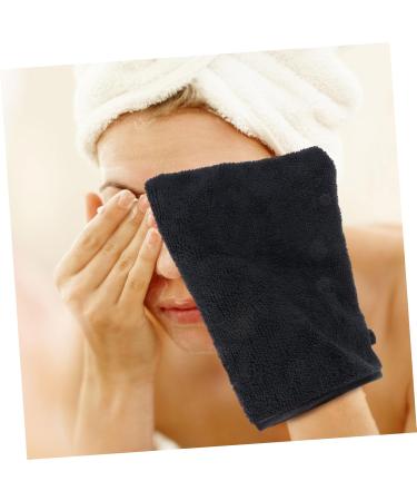 FRCOLOR Face Washing Mitts - 3pcs Reusable Microfiber Makeup Remover Gloves | Soft Facial Cleansing & Scrubbing Pads - Buy Online on GoSupps.com
