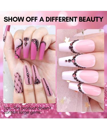 Makartt Dark Purple Rhinestone Nail Gems for DIY Crafts and Makeup - Buy Online on GoSupps.com