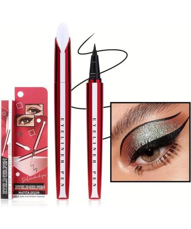  Generisch Liquid eyeliner waterproof and smudge-proof liquid ink pen with smooth-gliding ink 0.6 g Black eye pencil For women and girls for dates weddings parties and the office - Buy Online on GoSupps.com